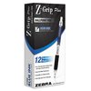 Zebra Pen ECO Jimnie Clip Ballpnt Pen, Black, M, PK12 22510